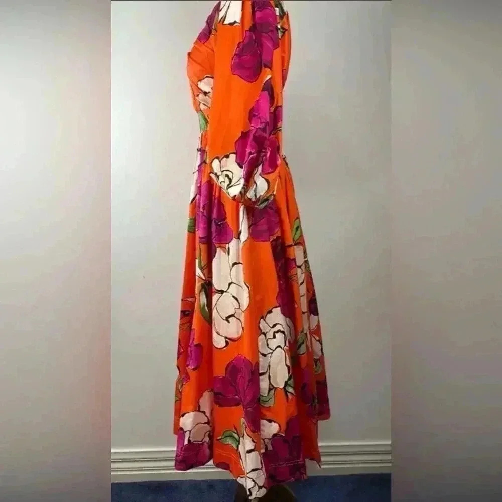 NWT AJE Marlene Floral Midi Dress - Camellia - Size 6 (US 2/XS)- dawn ulla sun - Picture 8 of 16